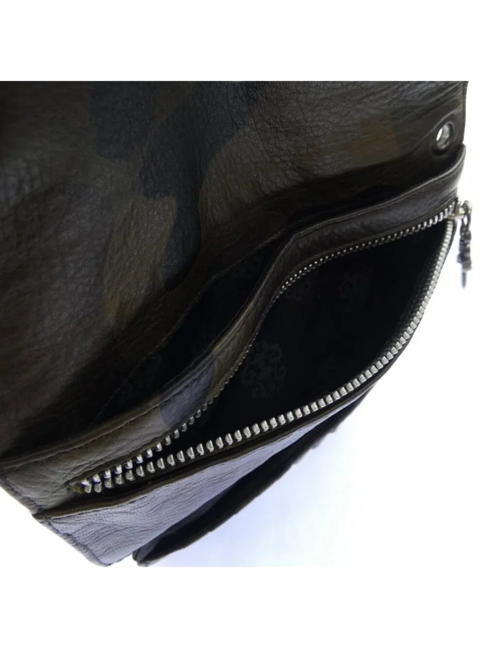 Chrome Hearts Wave Cross Btn Camo Wallet